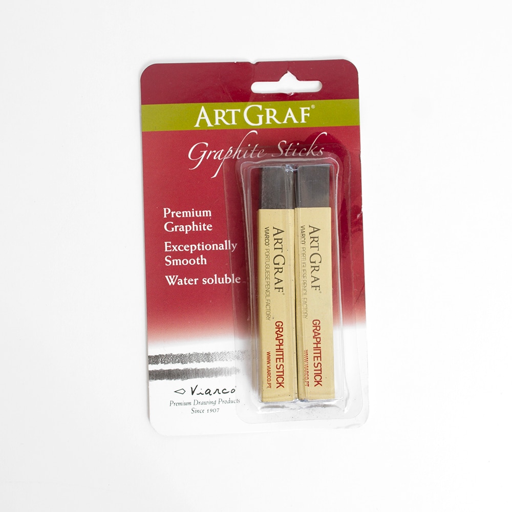 ArtGraf, Water Soluble, Graphite Stick, Carded, 2 Pack